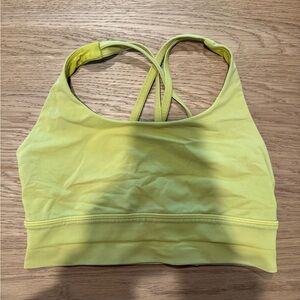 Yellow - Lululemon Energy Longline Bra - 6